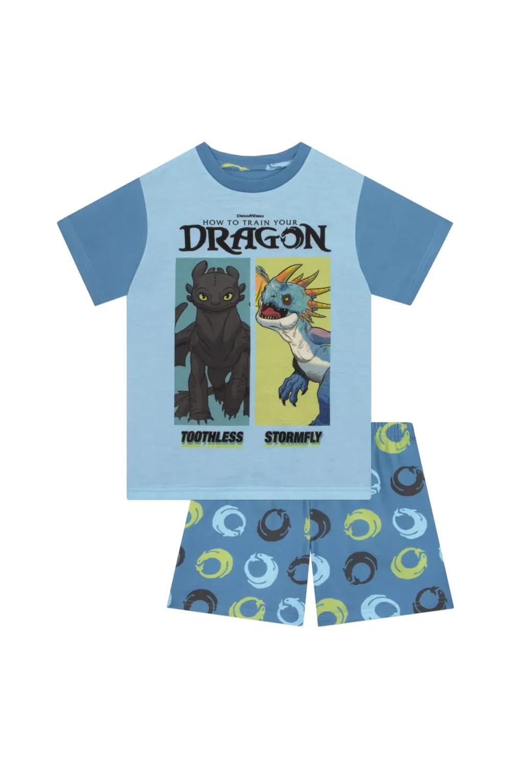 Пижамные шорты Toothless How To Train Your Dragon, Blue