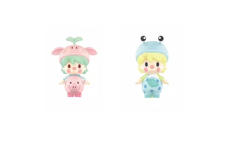 

Фигурка Pop Mart Sweet Beans Animal Baby Collection, Piglet + Snail