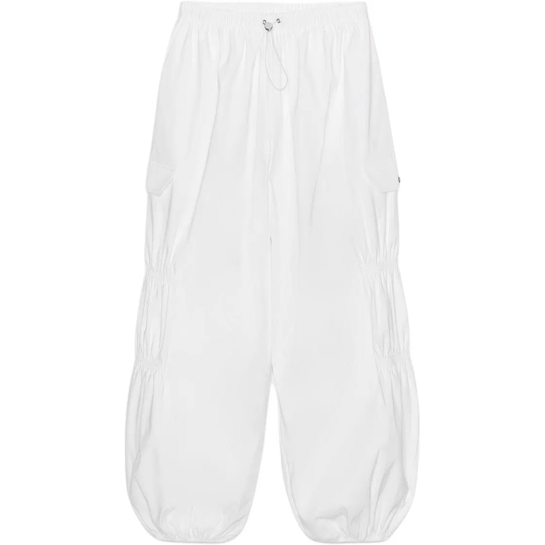 Женские карго-брюки белые ZARA, White