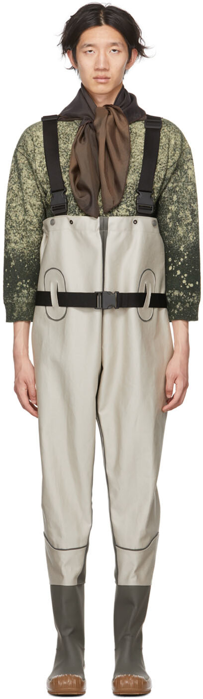 

Кожаные сапоги Off-White Maison Margiela