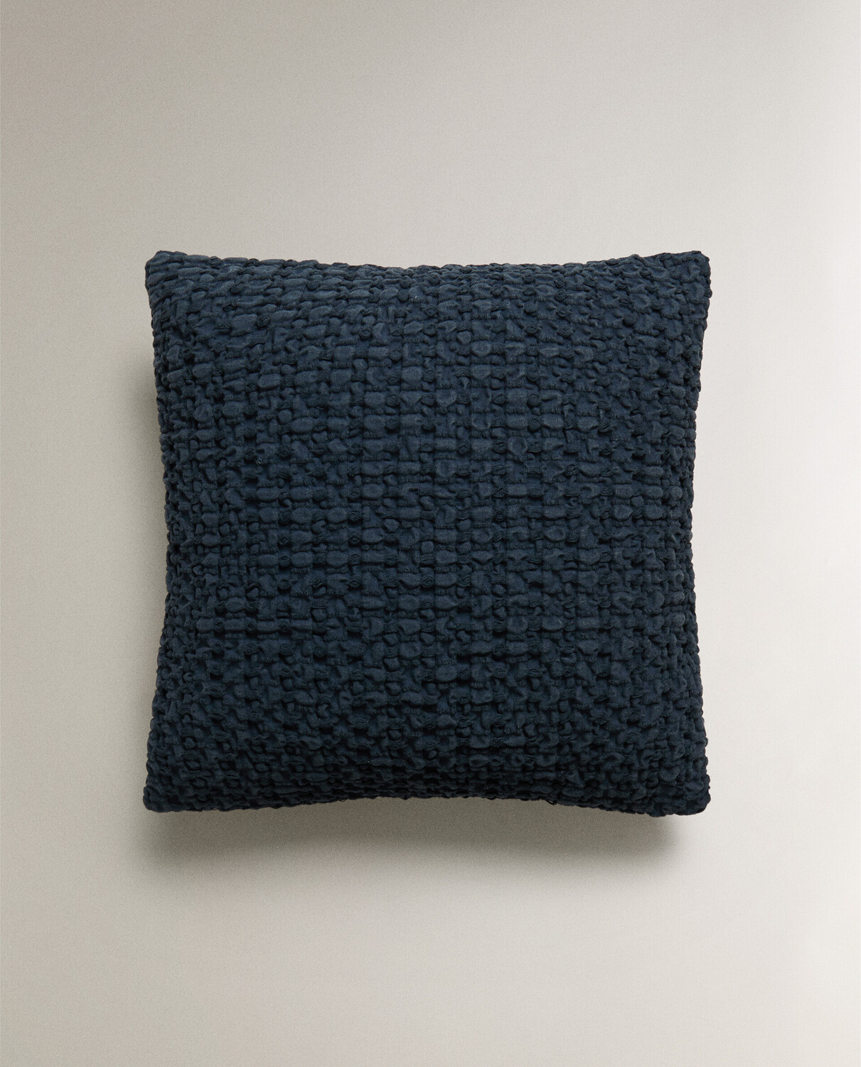 

Чехол для подушки Zara Home Waffle-knit, синий