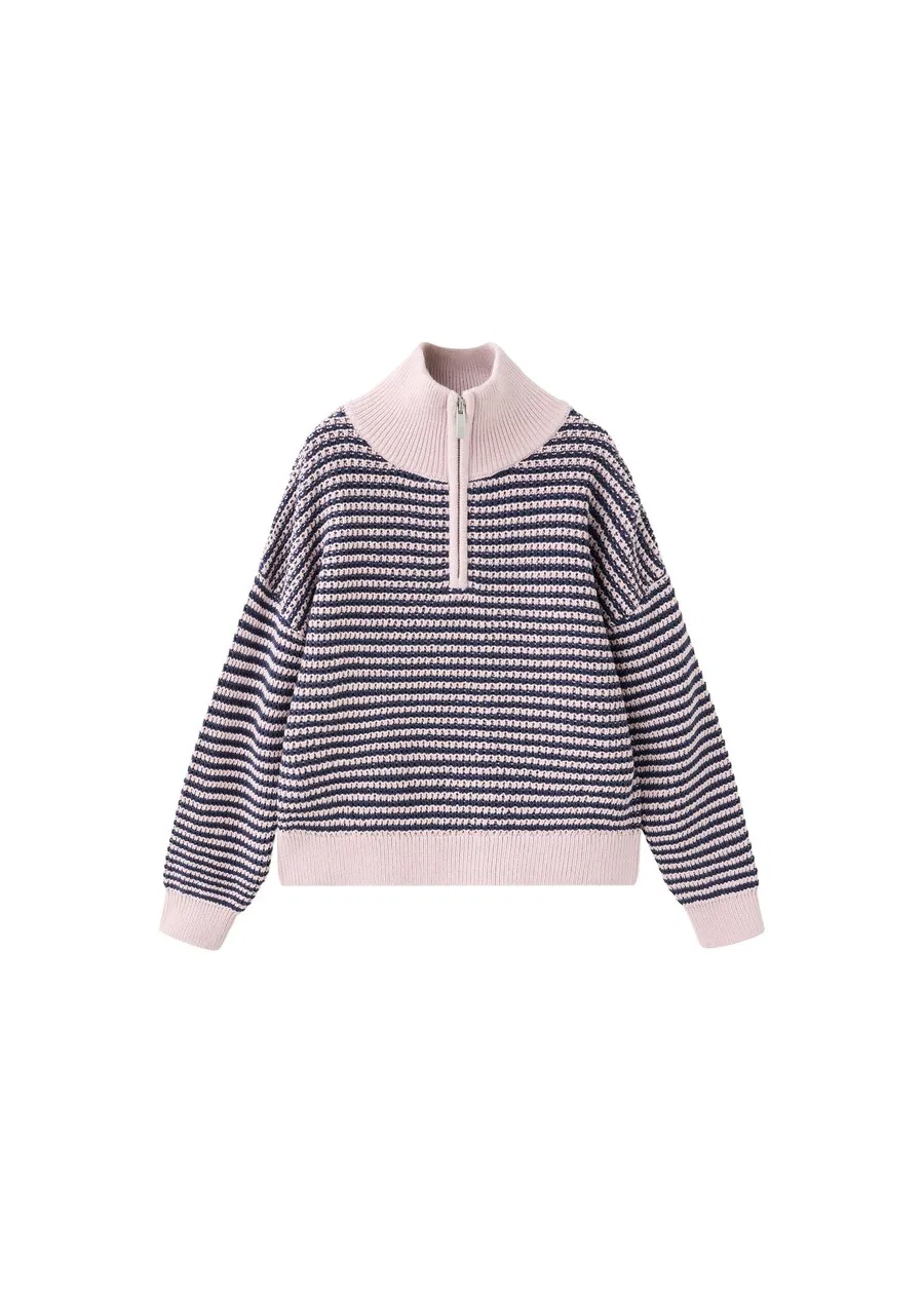 Детский свитер MANGO KIDS 'PRIMROSE' сиреневого цвета