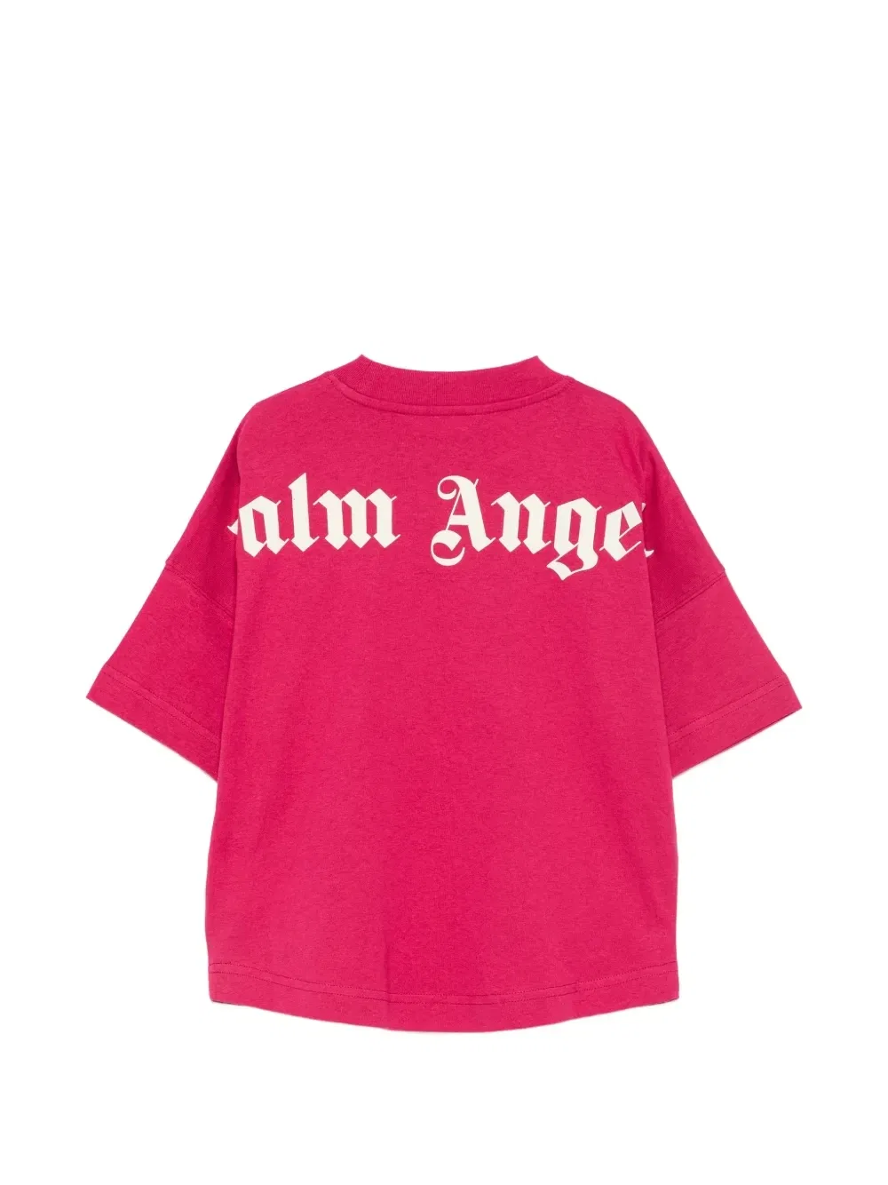 Футболка с коротким рукавом и принтом-логотипом Palm Angels Kids, розовый — фото 2