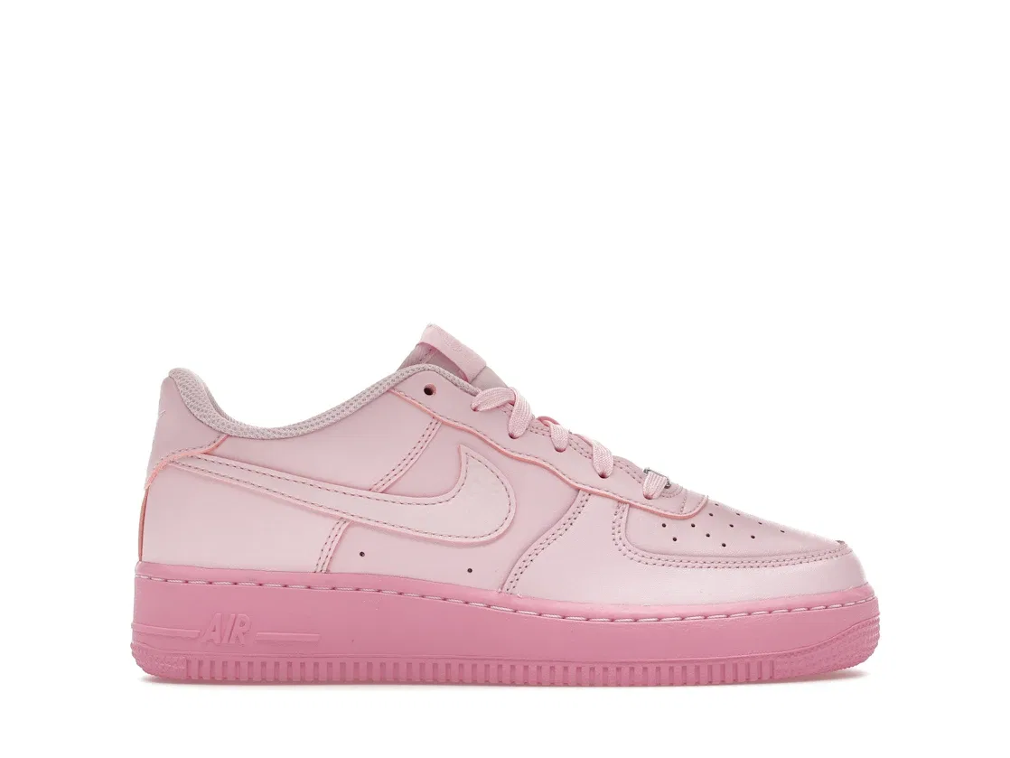 Детские кроссовки Lifestyle с цельнорозовым дизайном Nike Air Force 1 Low, Pink Foam/Pink Rise/Pink Foam