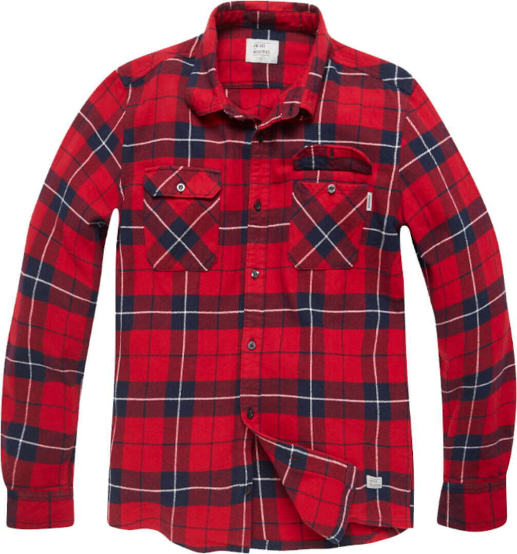 

Рубашка Vintage Industries Sem Flannel, красная, Красный, Рубашка Vintage Industries Sem Flannel, красная