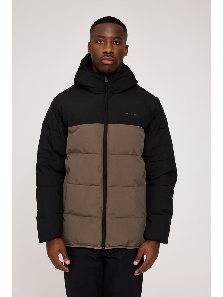 

Зимняя куртка светло-коричневого/черного цвета MAZINE