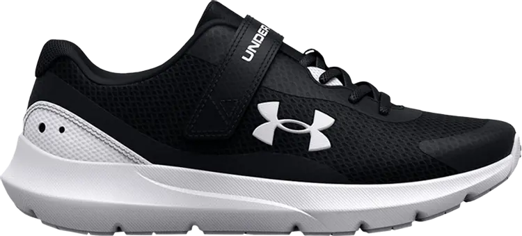 

Кроссовки Under Armour Surge 3 AC PS Black White, черный