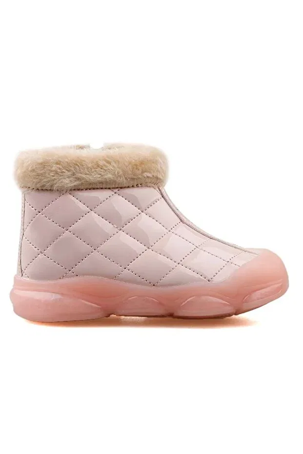 Детские ботинки для девочек ортопедические Vicco poppy ii phylon lighted sole orthopedic children's boots Kids Club Shoes, Powder — фото 3