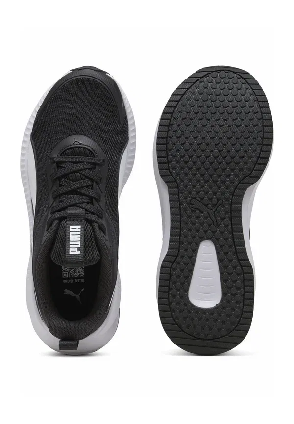 Кроссовки с текстильным верхом Flyer lite 4, Puma, Black-white, белый — фото 3