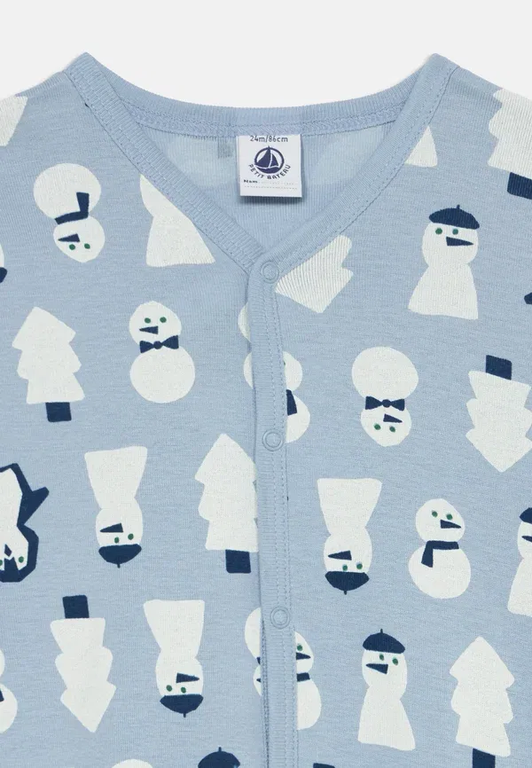 Пижама хлопковая Debout Petit Bateau Polaire/Multi-coloured, мультиколор — фото 3