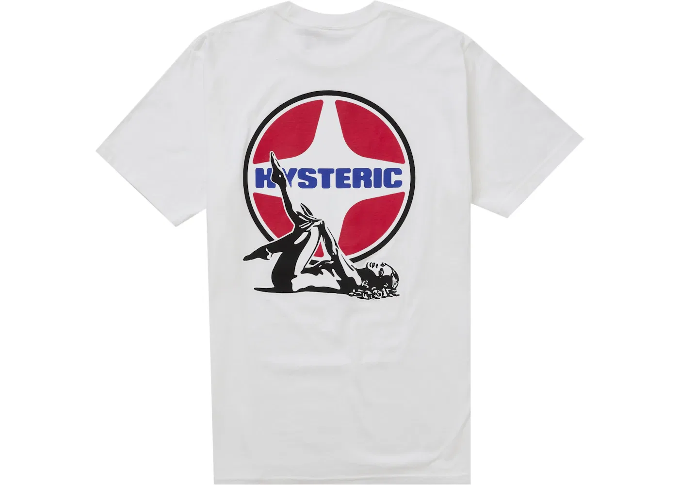 Мужская футболка с принтом Supreme Hysteric Glamour Pin Up Tee, White