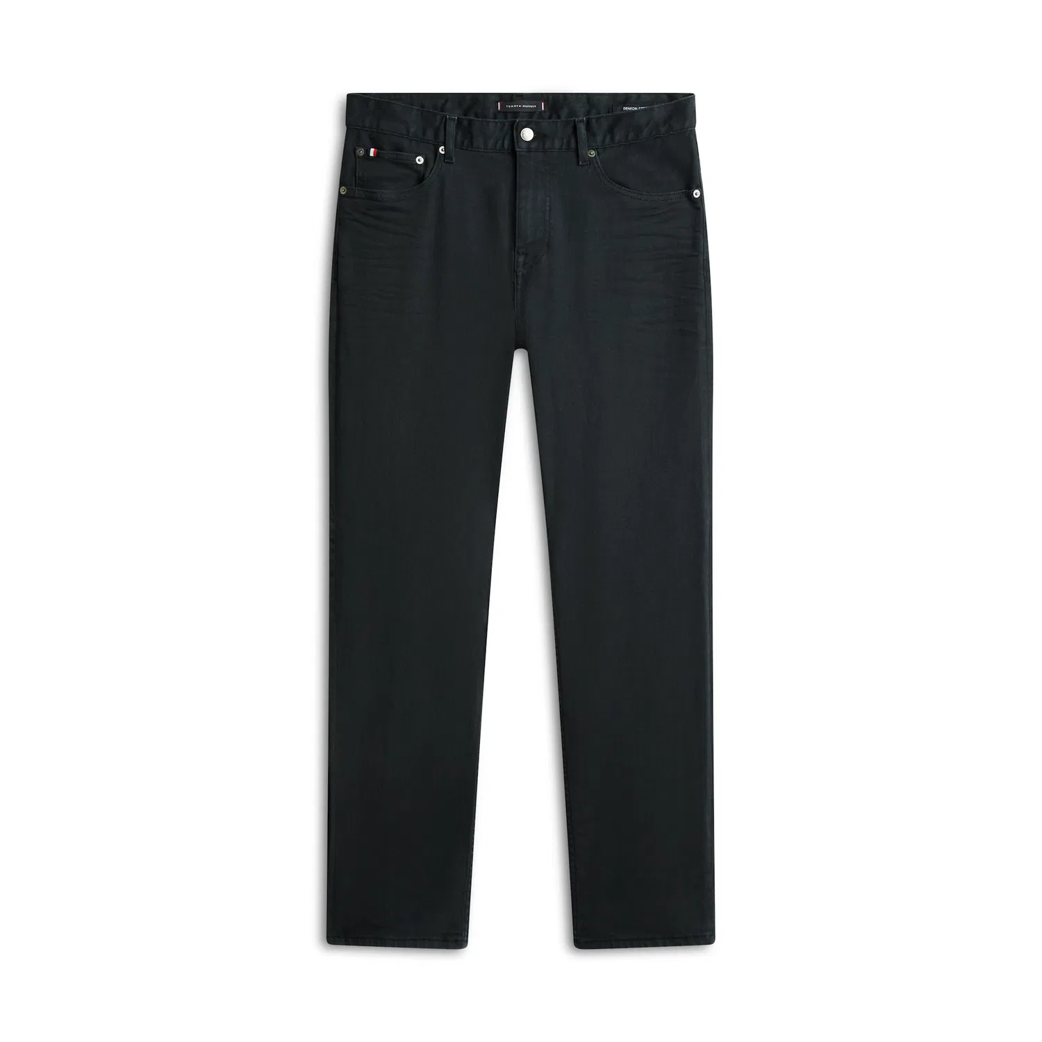 Мужские прямые джинсы Denton Slim Straight Fit Tommy Hilfiger, Black — фото 4