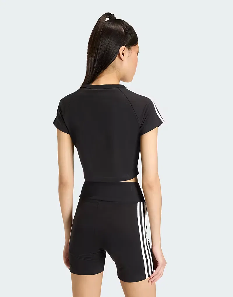 Футболка baby Sst Adidas Originals, черный/белый — фото 3