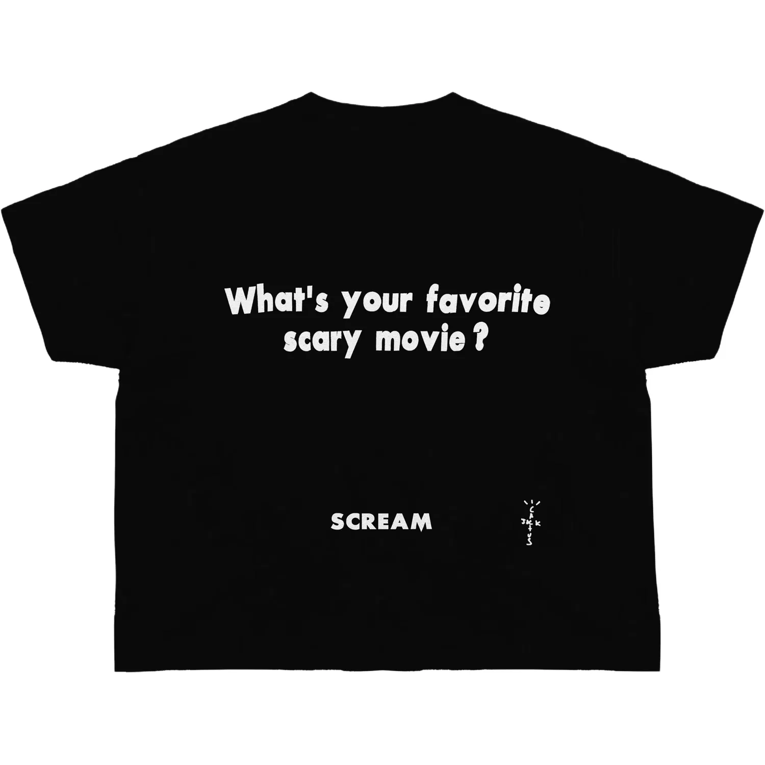 Детская футболка с принтом Travis Scott x Don Toliver X Scream SS26 Cactus Jack Travis Scott, Black — фото 3