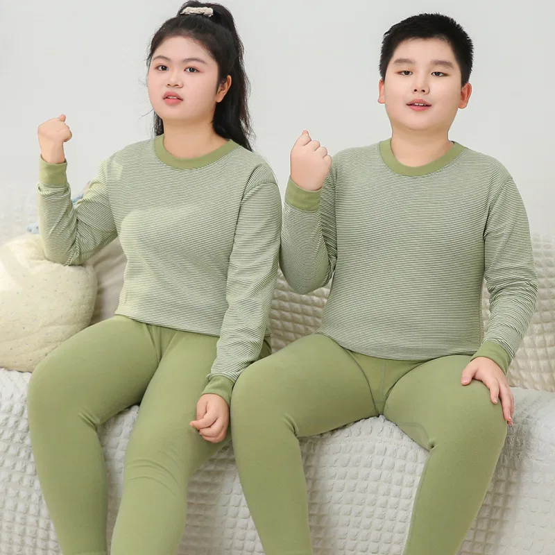 Детский комплект термобелья хлопковый Cotton Gene, Chubby Child Dark Gray — фото 4