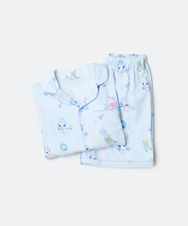 Пижама с коротким рукавом, Catch Tiniping 6, Spao Kids, синий — фото 4
