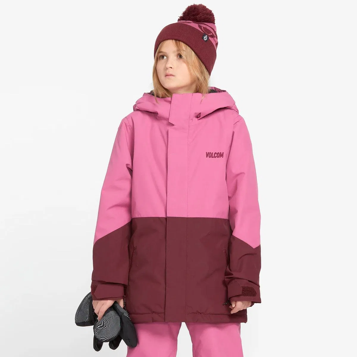 Утепленная куртка для девочек Sass'N'Fras Volcom, Blurred Violet
