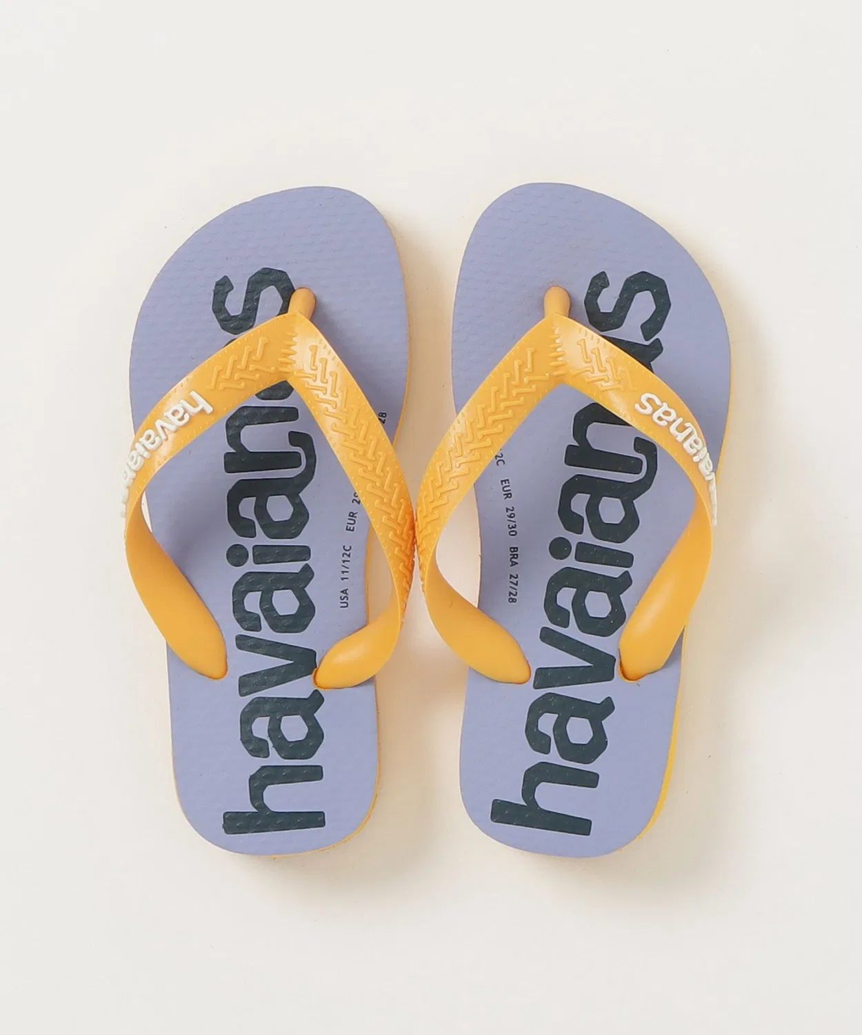 ALPEN / SPORTS DEPO SELECT Детские шлепанцы Top Logomania 2 Havaianas, Желтый — фото 4