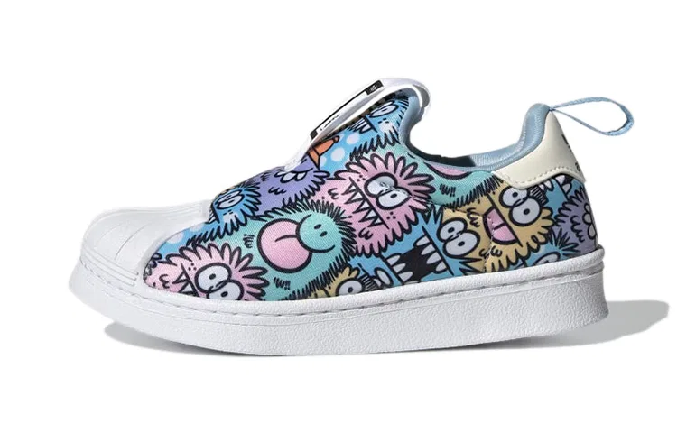Детские кеды для мальчиков с принтом Kevin Lyons Adidas Originals, Black