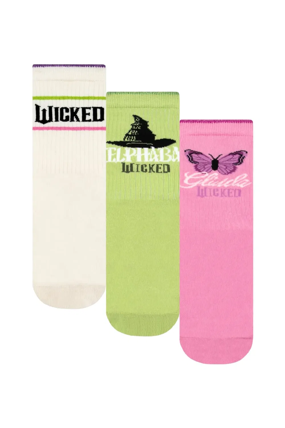Детский набор из 3 пар носков Wicked, Multi