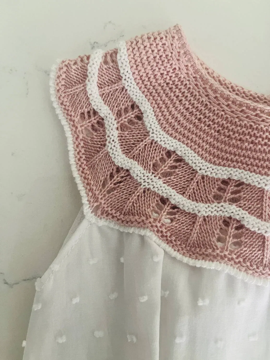 Детский боди-комбинезон для девочек с принтом Swiss Dot Juliana, White Mauve — фото 3