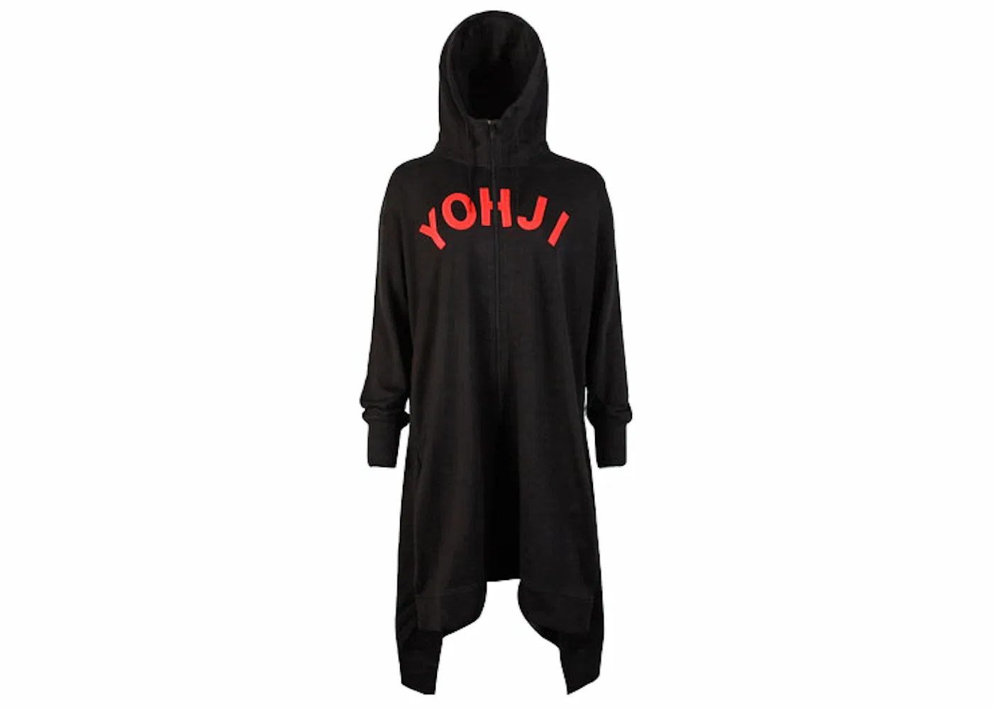 Женское худи на молнии с принтом Yohji Letters Adidas, черный/красный