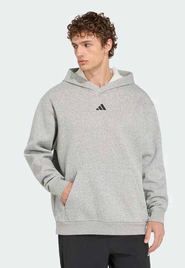 Худи Primelift с графическим принтом, свободного кроя, для тренировок Adidas Performance, серый — фото 2