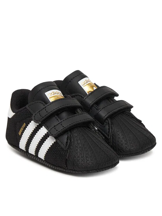 Кроссовки Superstar Crib Adidas, черный — фото 2