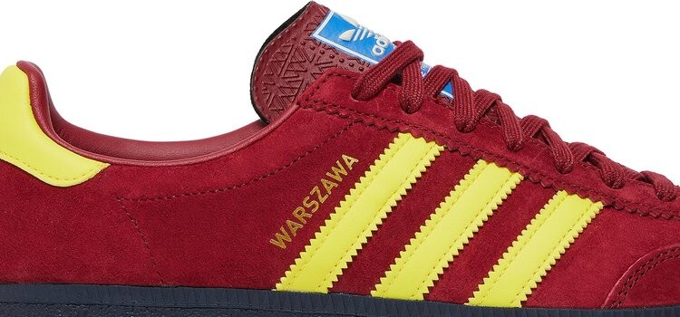 Кроссовки Adidas Warszawa Spezial 'Noble Maroon', красный — фото 3