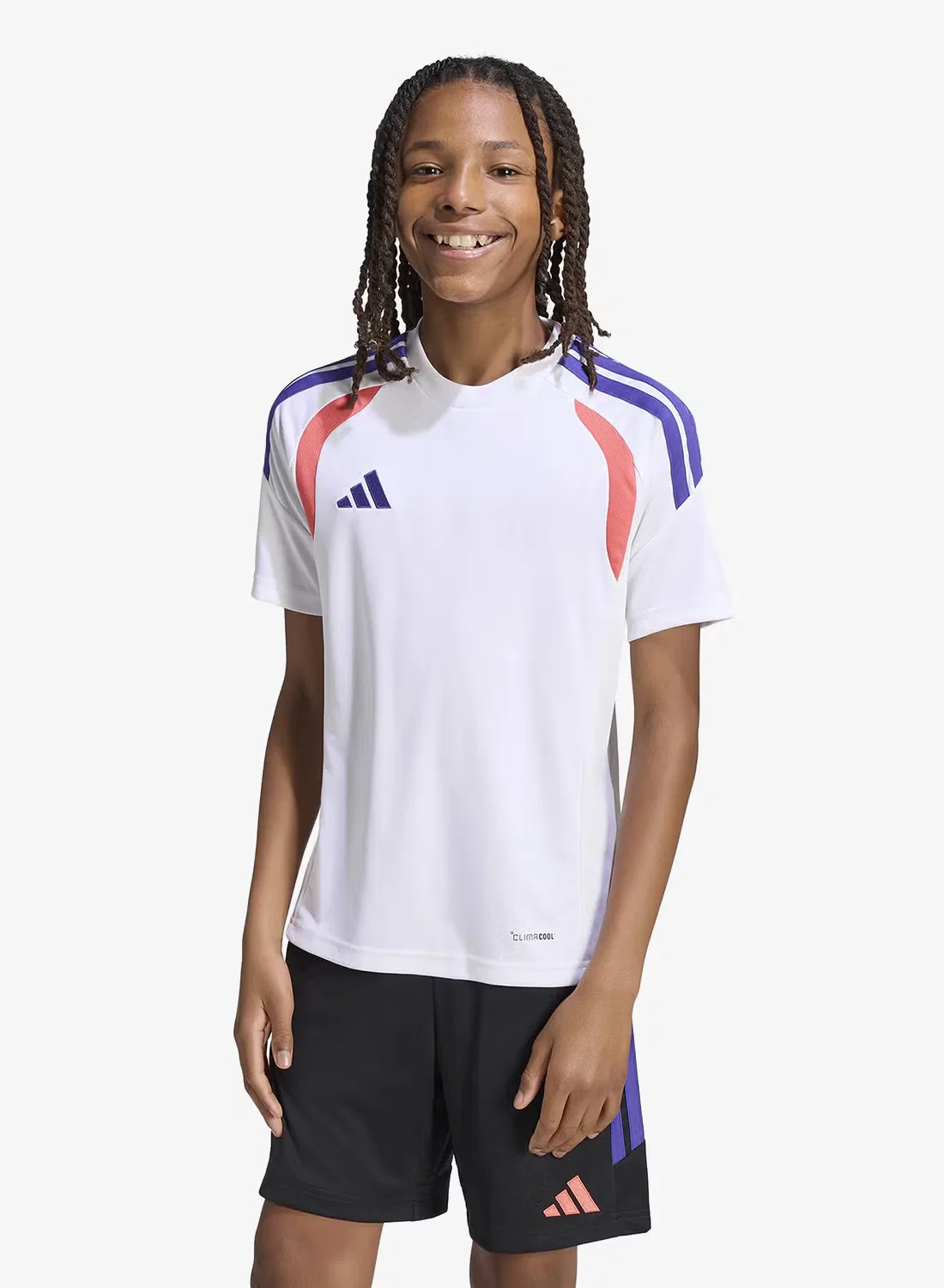 Футбольная футболка с технологией Climacool Tiro26 League Adidas, белый — фото 3