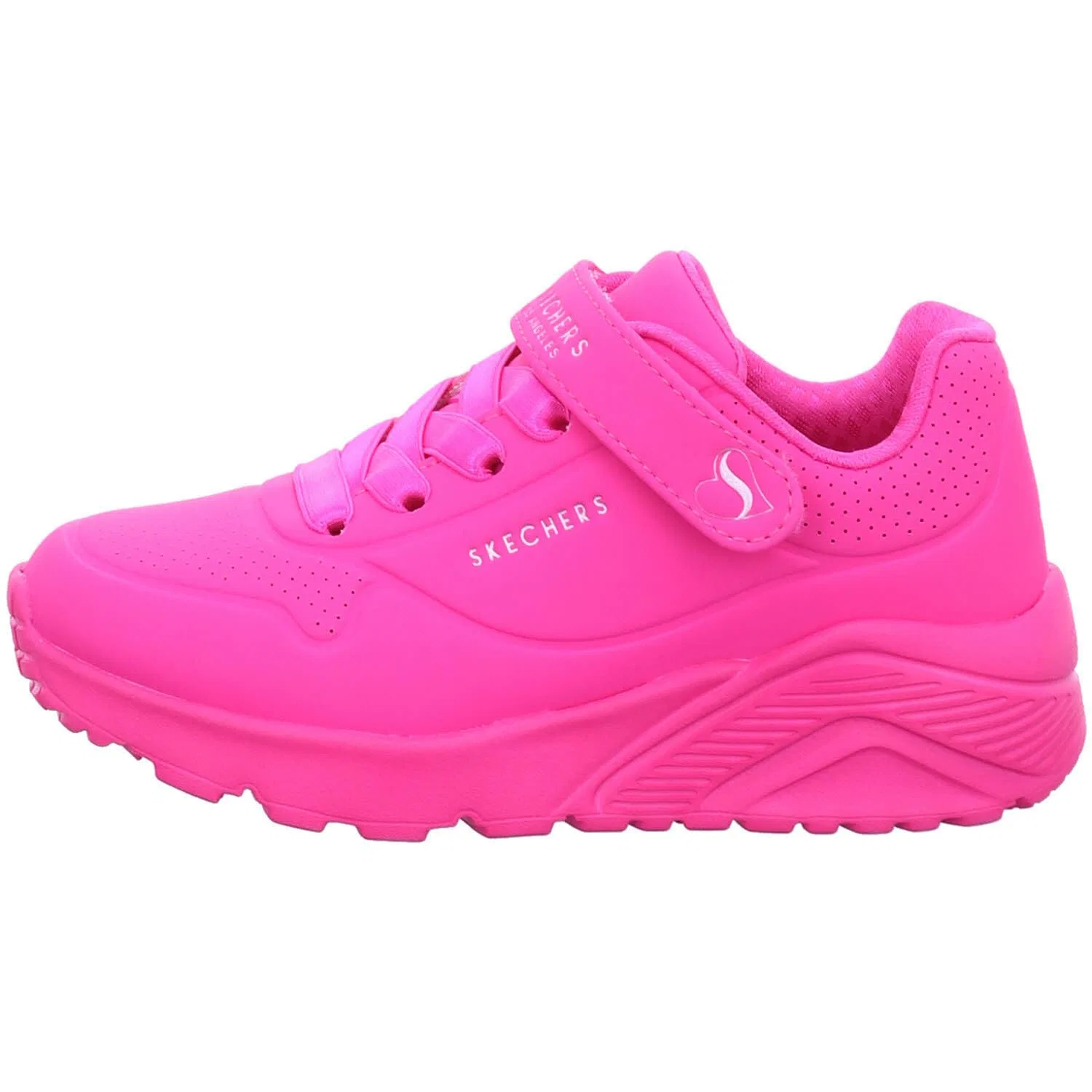 Детские кроссовки для девочек Color Surge Skechers, Hot Pink Synthetic Trim — фото 2