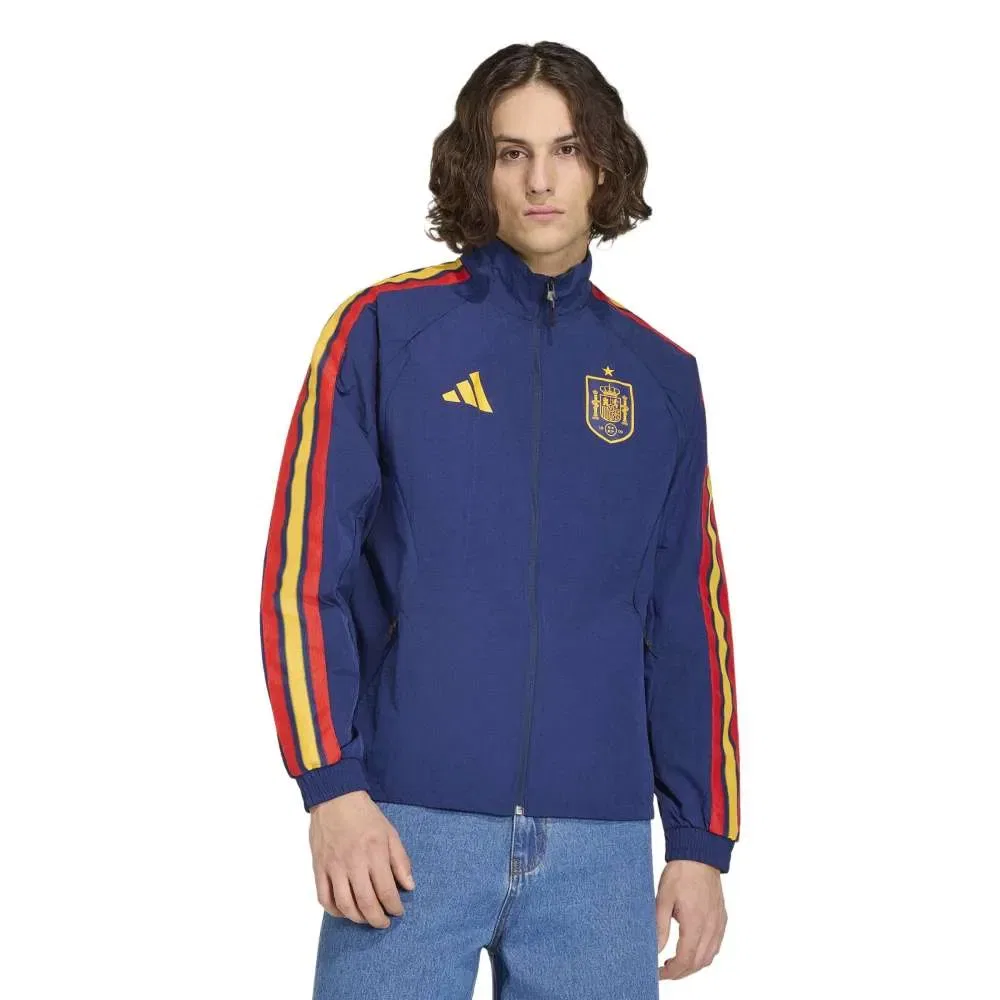 Мужской свитшот с молнией Spain Home Anthem Adidas, Blue
