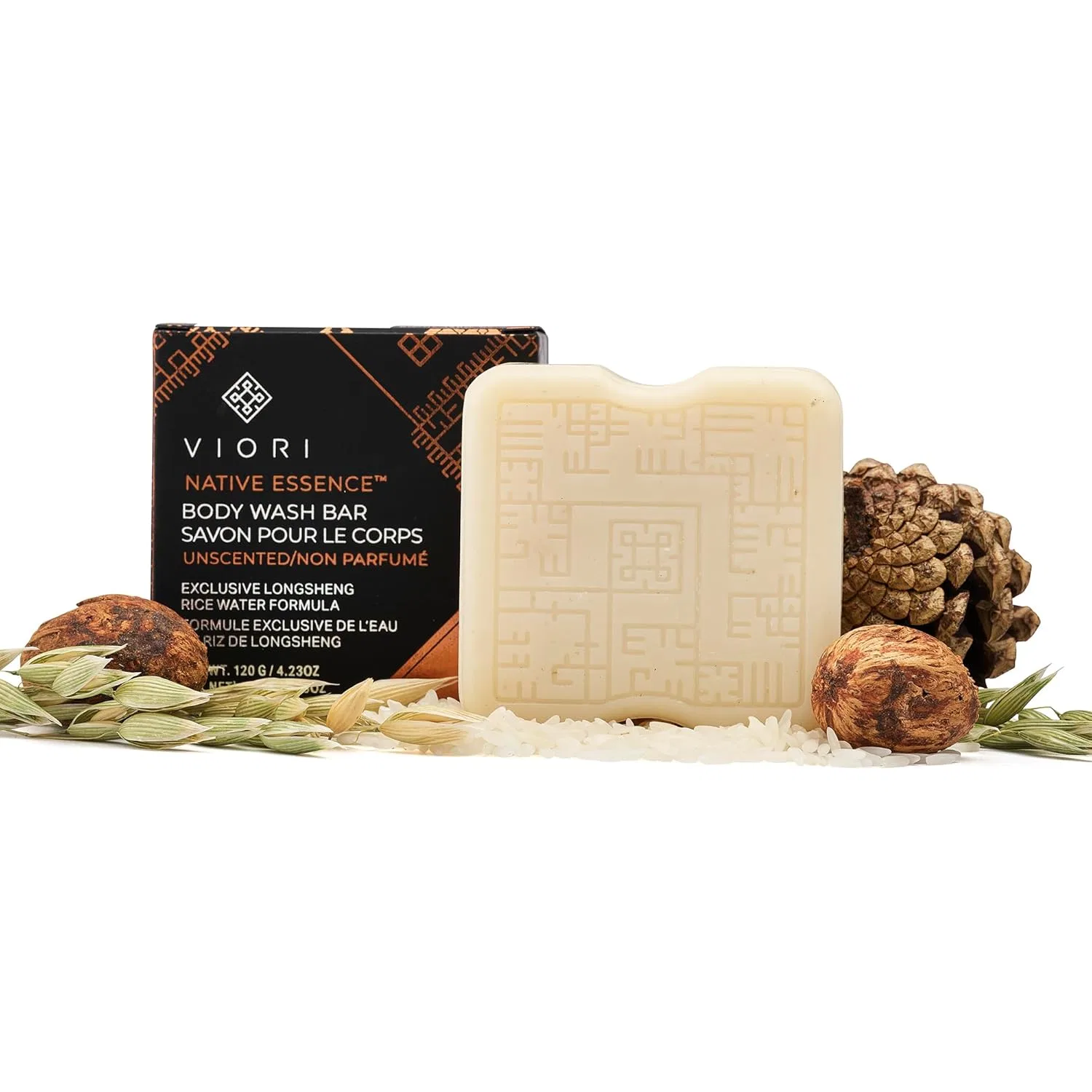 Бар для душа Viori Native Essence, 120 г, Unscented