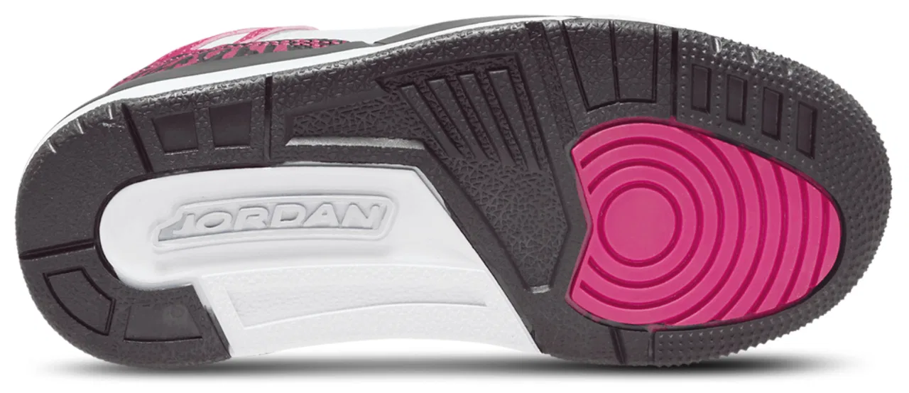 Кроссовки для девочек Spizike Low Fem Jordan, цвет Black/White/Pink — фото 4