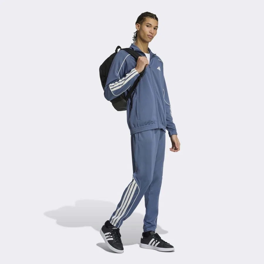 Спортивный костюм с длинным рукавом adidas 3S Stadium TS, Синий — фото 3