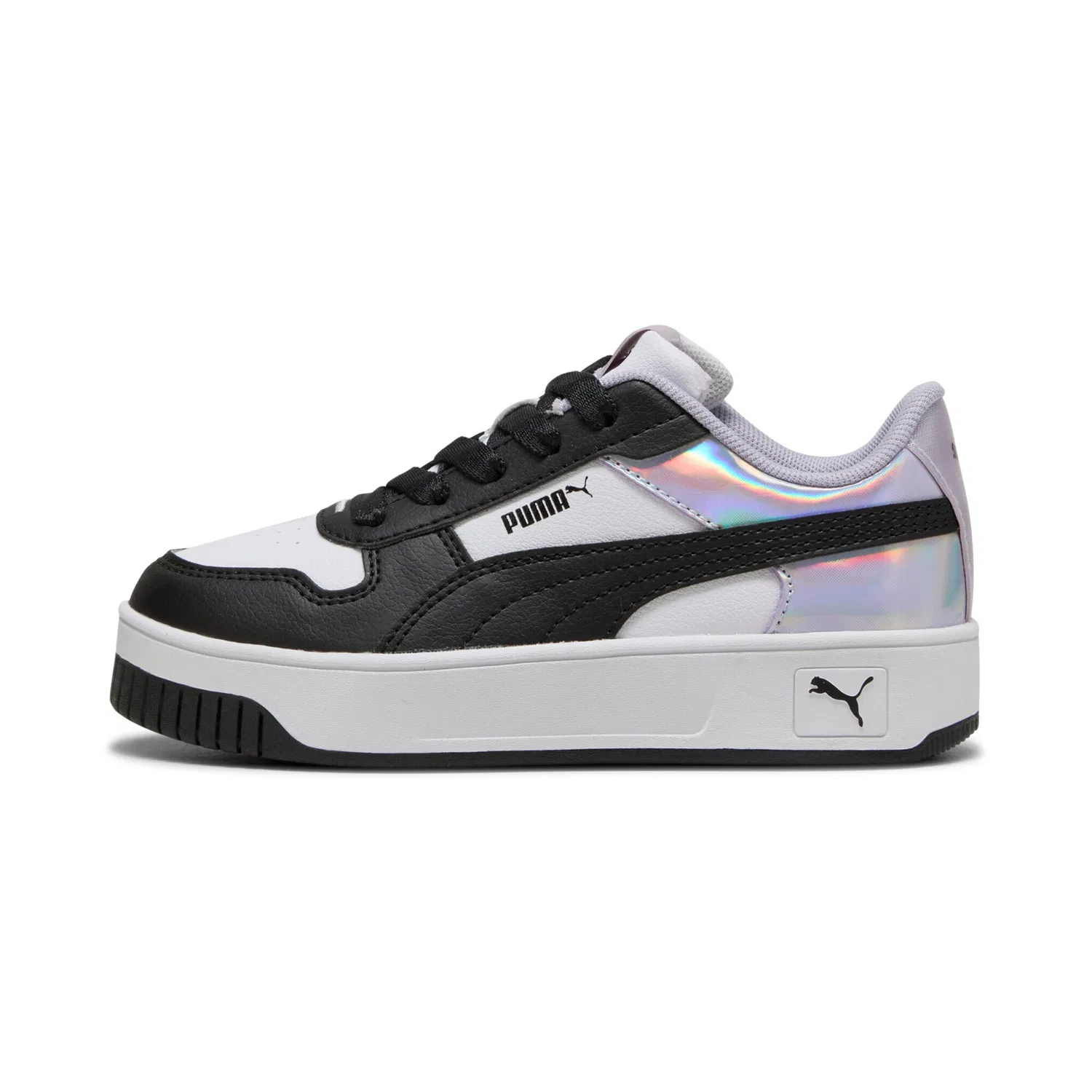 Детские кроссовки с SOFTFOAM+ демифологией Carina Street PUMA, White/Black/Lilac Crush — фото 2