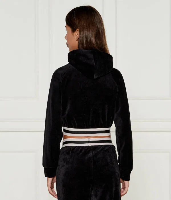 Детское худи для девочек Regular Fit Pinko Up, черный — фото 3