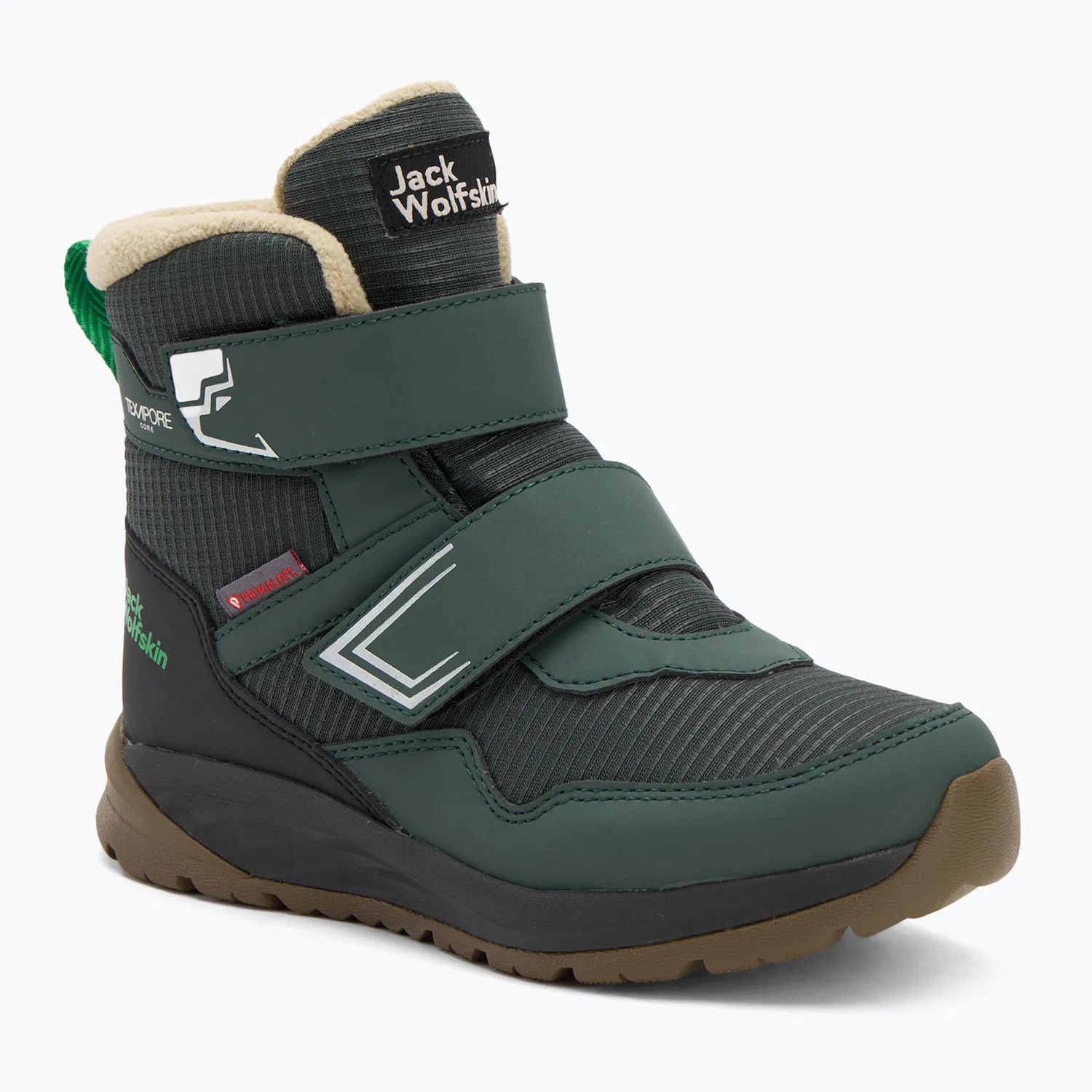 Детские ботинки Polar Bear-B Texapore Mid Vc Jack Wolfskin, Grun