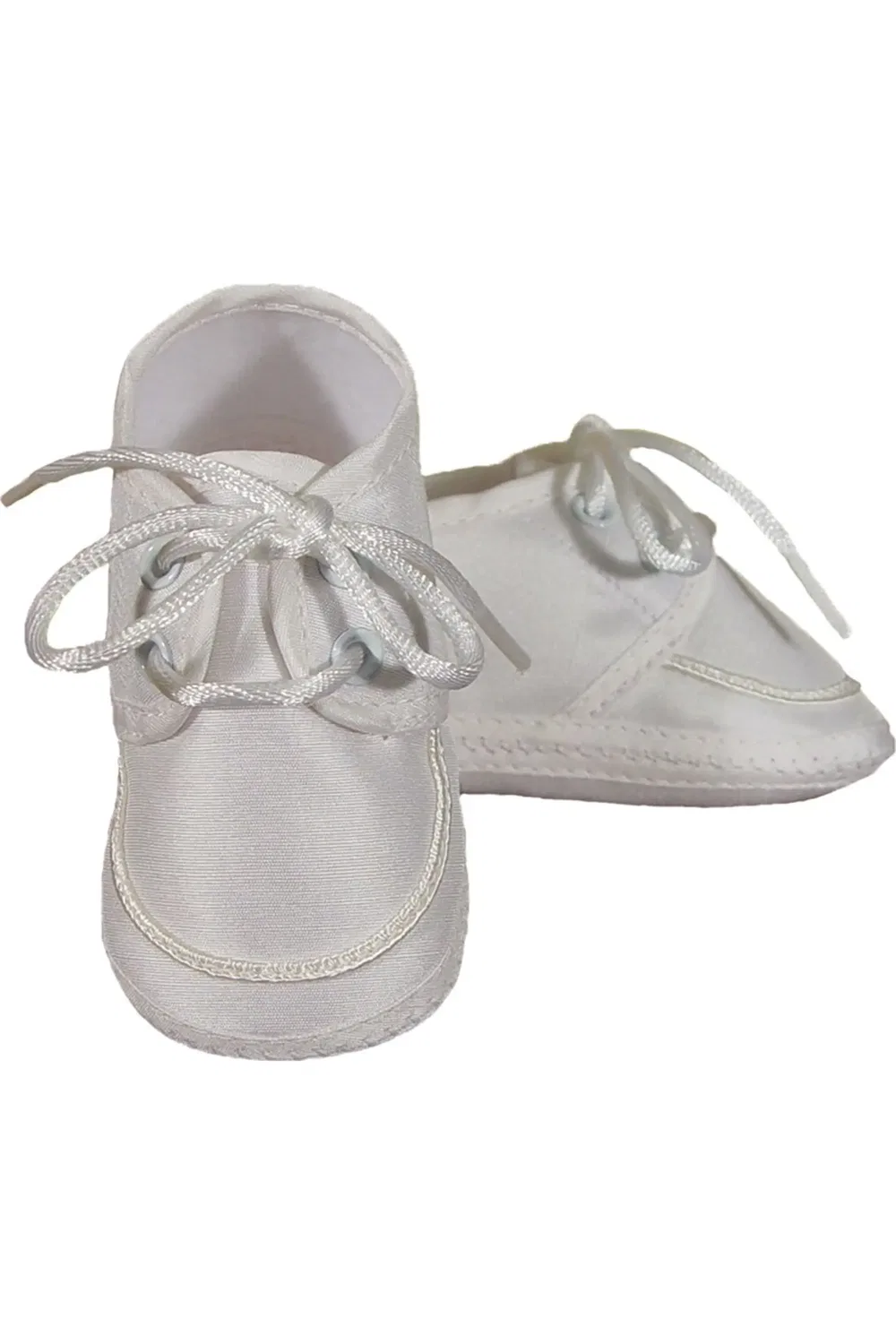 Детские туфли крестильные классические Silk Shoe Little Things Mean a Lot, белый