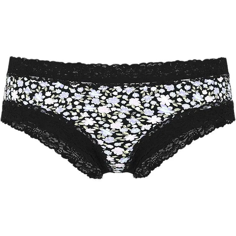Женские трусы-слипы Victoria's Secret, Black Floral