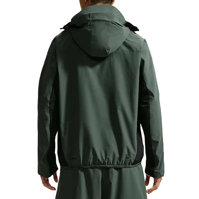Куртка камуфляжная Nike Hooded, Green Camouflage/Black/Black — фото 3
