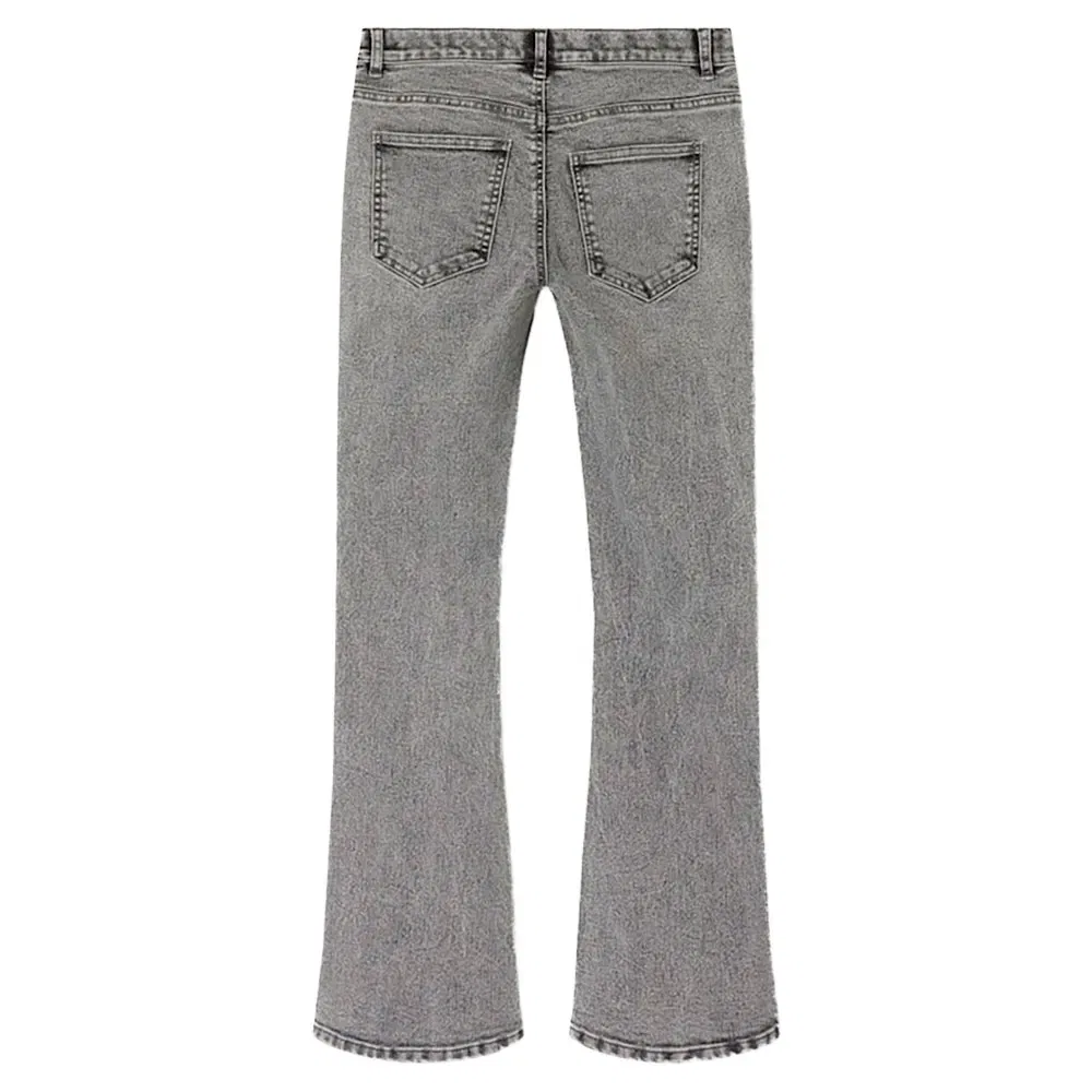 Детские джинсы для девочек с клешем Tianna Name it, Grey — фото 4