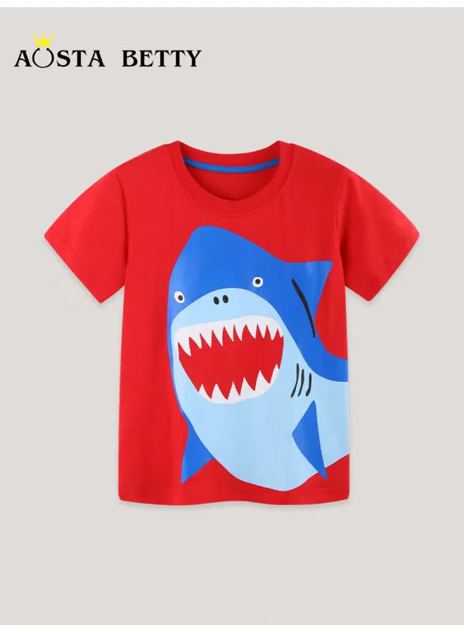 Футболка с принтом акулы Aosta Betty Store — фото 2