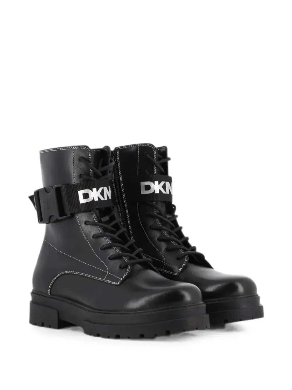 Ботинки с пряжкой Dkny Kids, черный
