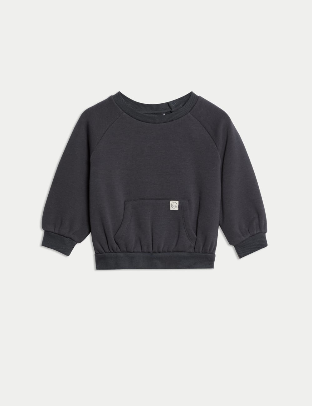 

Свитшот из хлопковой смеси Marks & Spencer, угольный