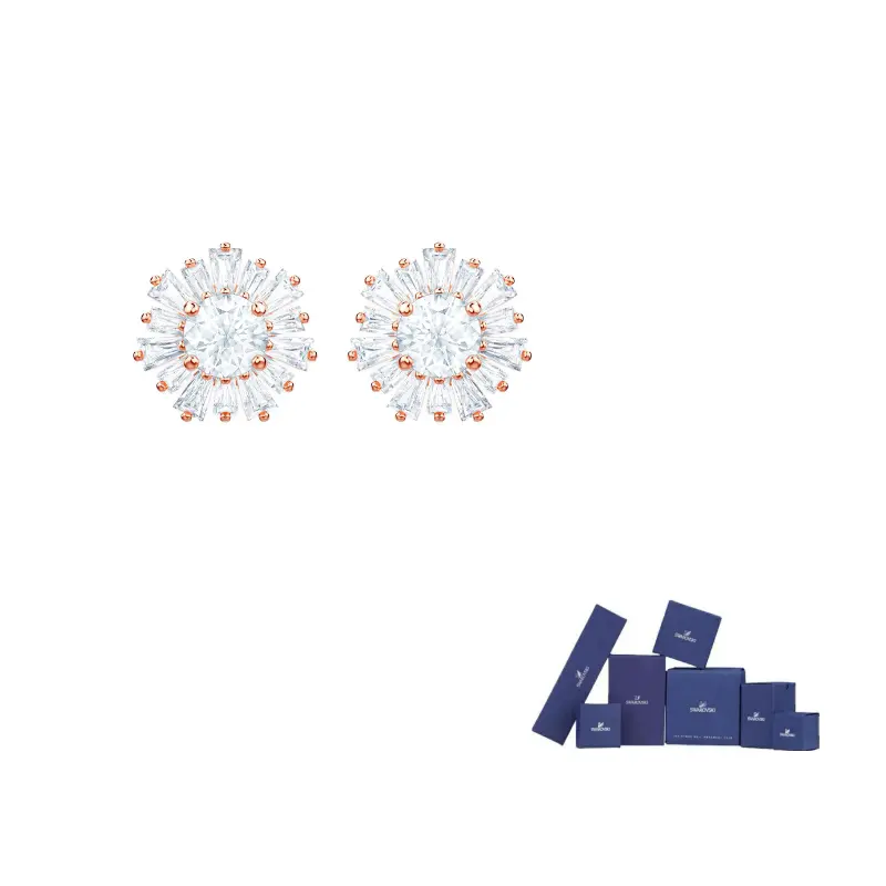 

Искусственные кристаллы каменные серьги-гвоздики women's Swarovski