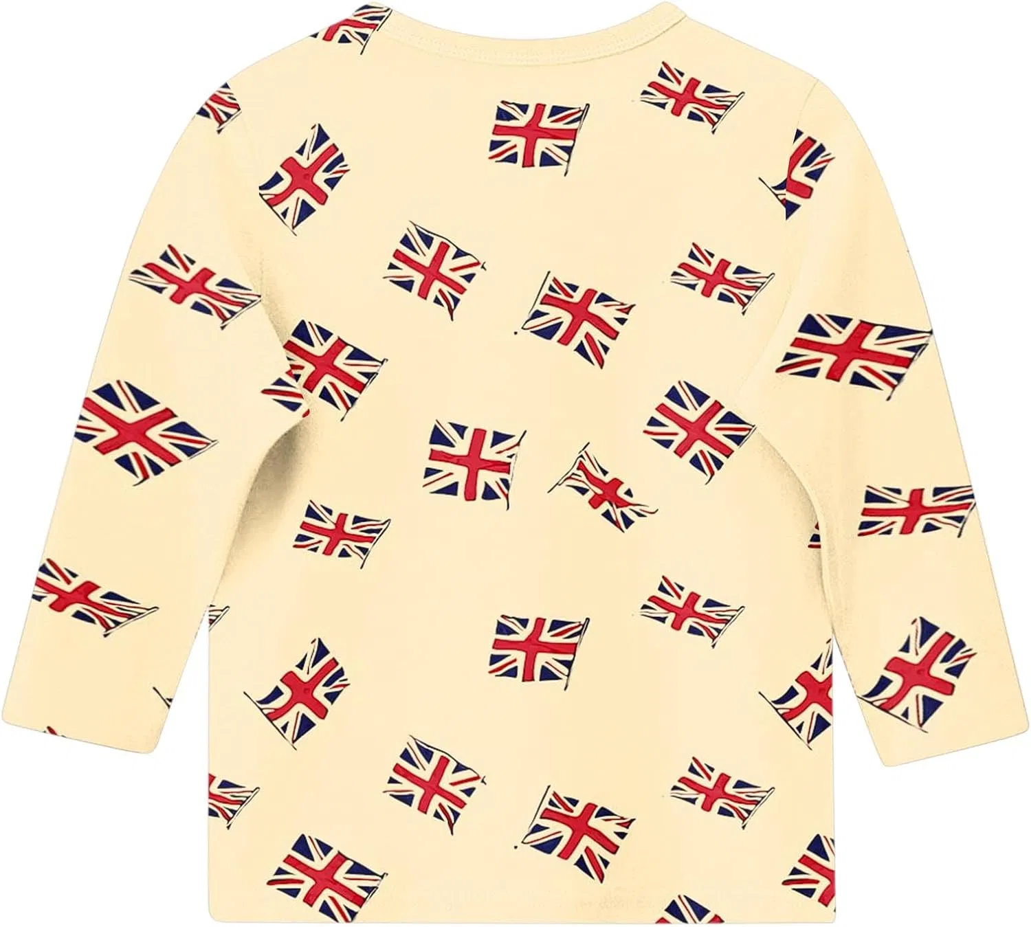 Футболка с рукавом 3/4 Union Jack, Zzalalana, бежевый — фото 3