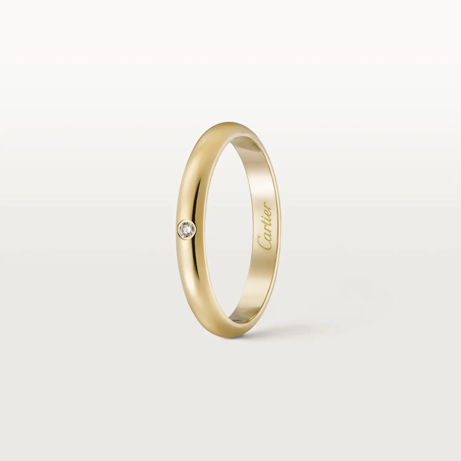

Обручальное кольцо Cartier 1895, желтое золото/бриллиант