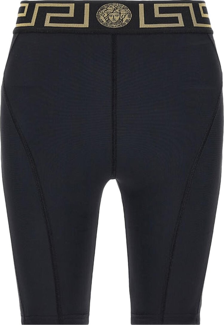 

Шорты Versace Greca Border Biker Shorts 'Black', черный