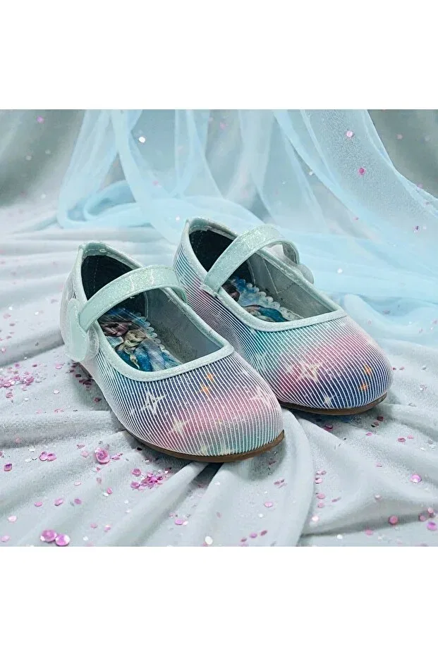 Детские балетки для девочек из искусственной кожи Harli Ayakkabi, Blue